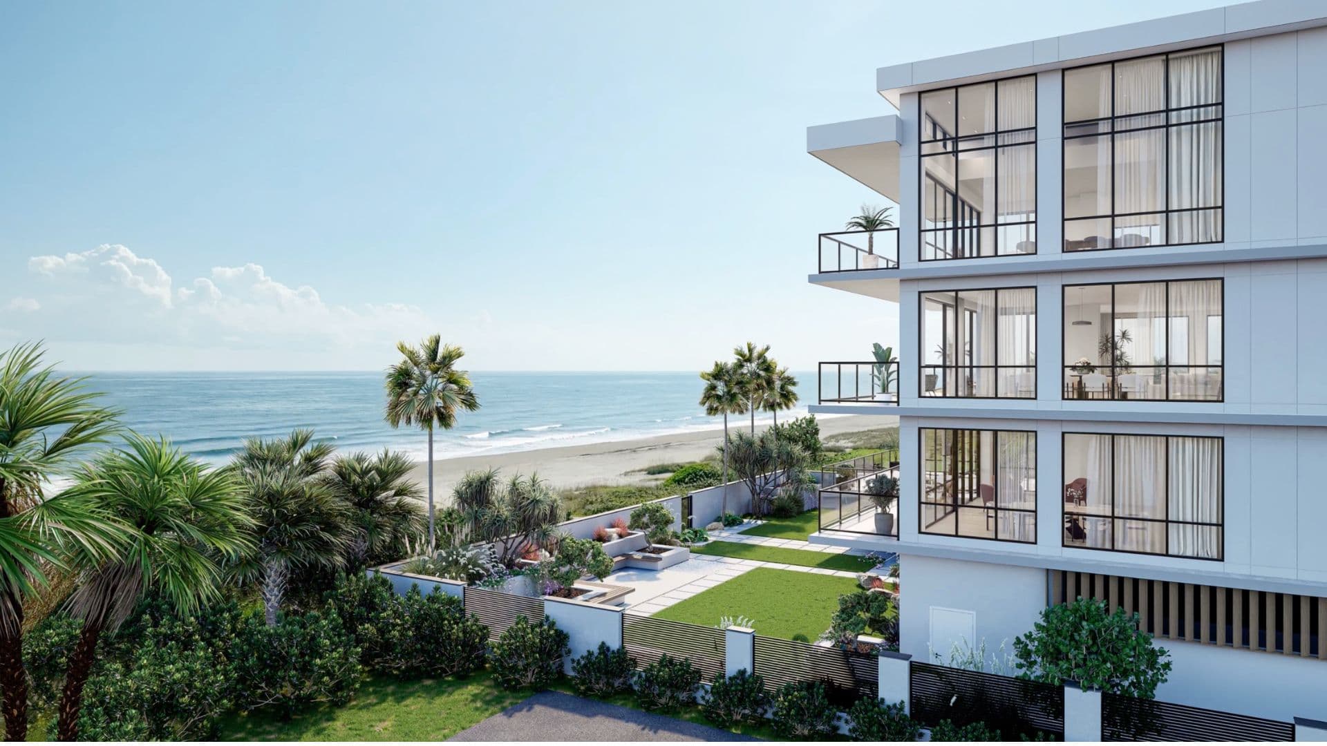 3D Render of the coastline near the KAIA Residence (produced by petrus.studio)